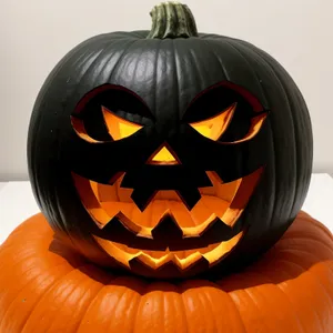 Frightful Fall Illumination: Spooky Jack-O'-Lantern Pumpkin