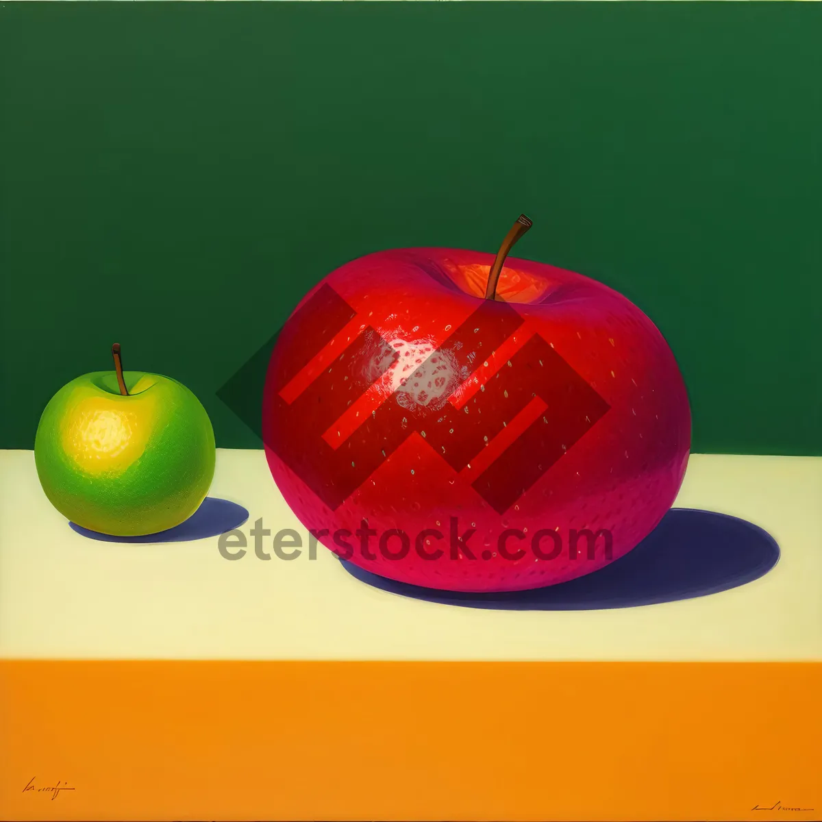 Picture of Juicy Red Apple, a Delicious and Healthy Snack