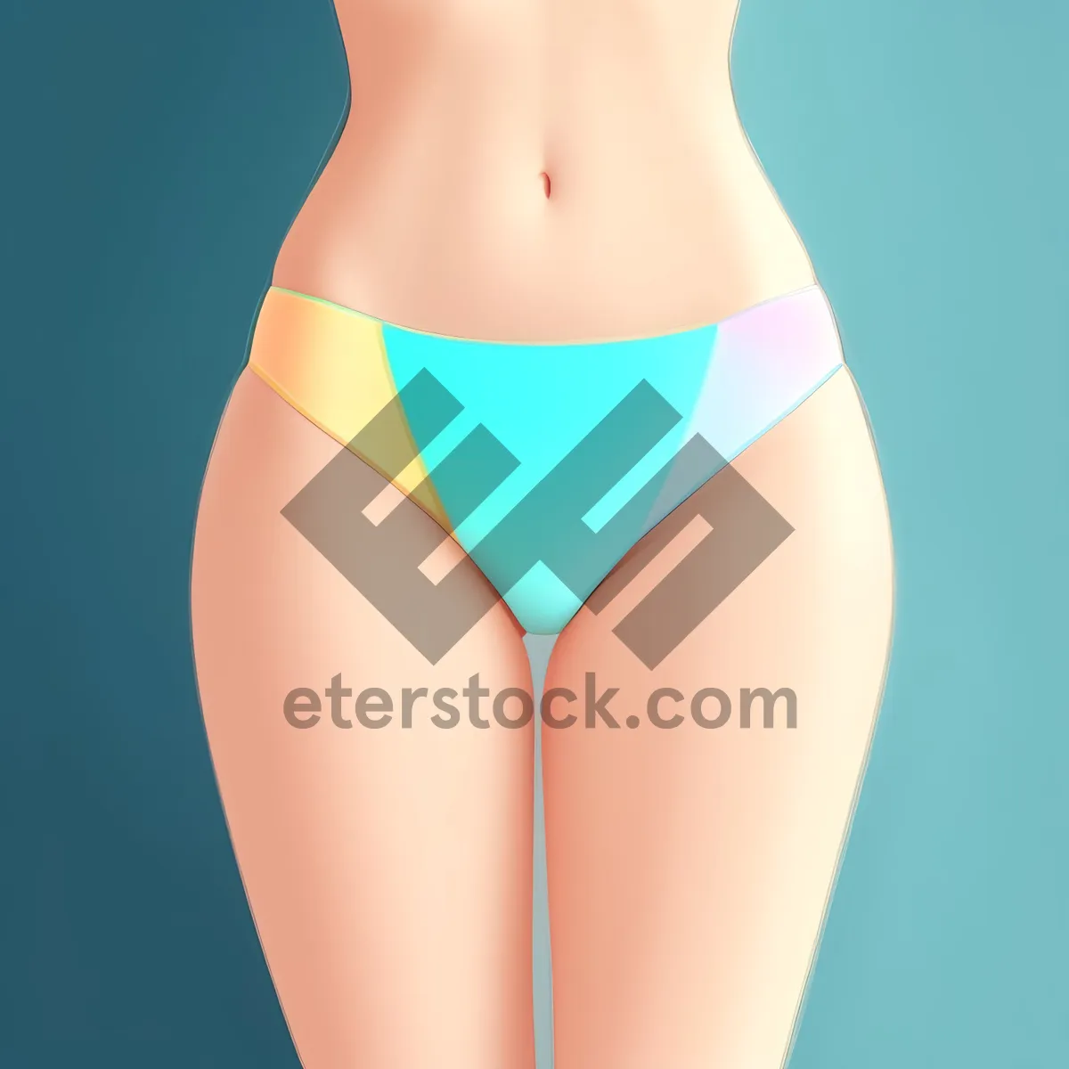 Picture of Seductive Beachwear: Slim and Sexy Bikini Body