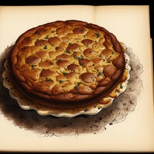 Delicious Walnut Chocolate Pastry Snack