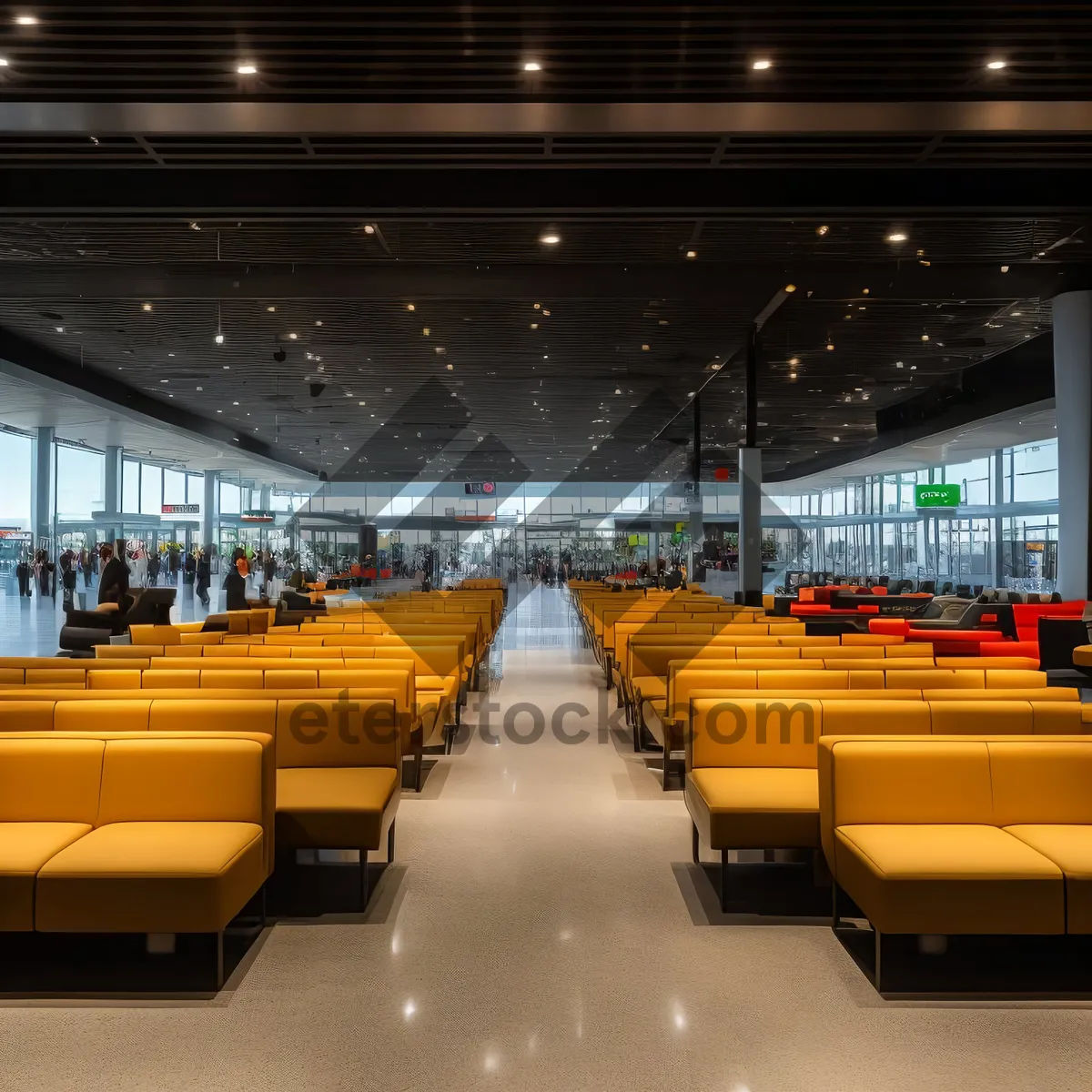 Picture of Modern Urban Classroom Interior Hall