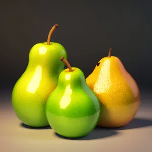 Fresh and Ripe Fruit Medley: Pear, Apple, Citrus