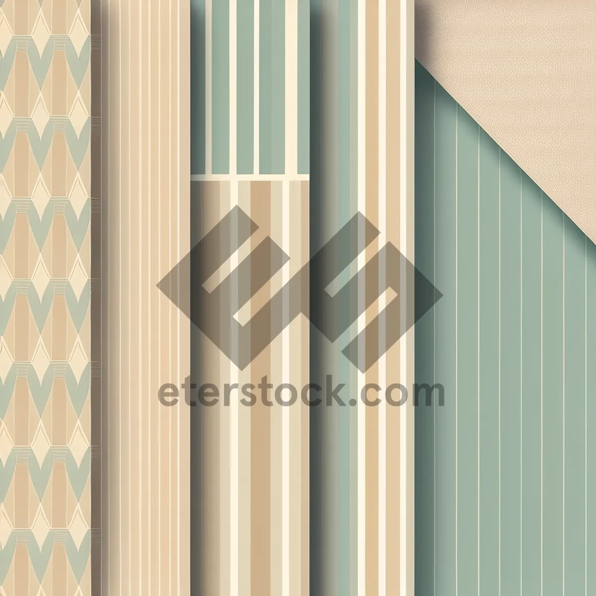 Picture of Stylish Window Panel Design with Textured Frame and Pattern