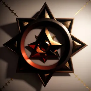 Dynamic 3D Symbol of Power and Strength