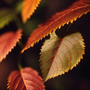 Golden Fall Foliage: Vibrant Maple Leaves in Autumn