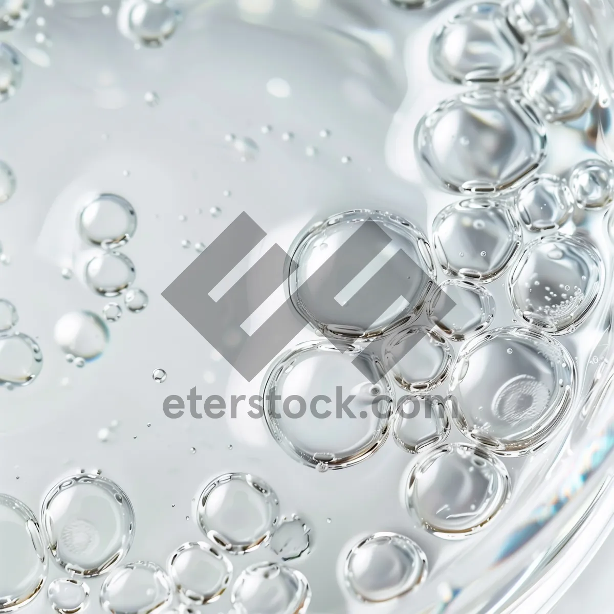 Picture of Glistening Aqua Raindrops Wallpaper Texture