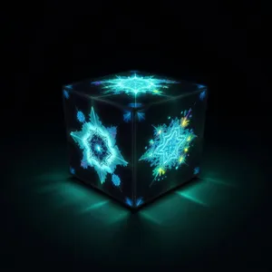 Black gem 3D glass icon design symbol