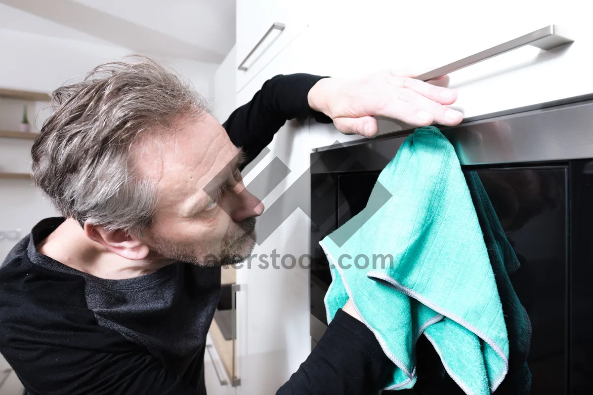 Picture of Professional male businessman working in corporate office