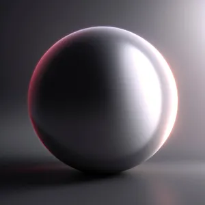 Colorful Reflective Web Buttons Set with Gradient Orange Sphere