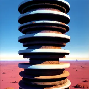 Balance Tower Spa: Harmonious Money Stacks with Coil Spring