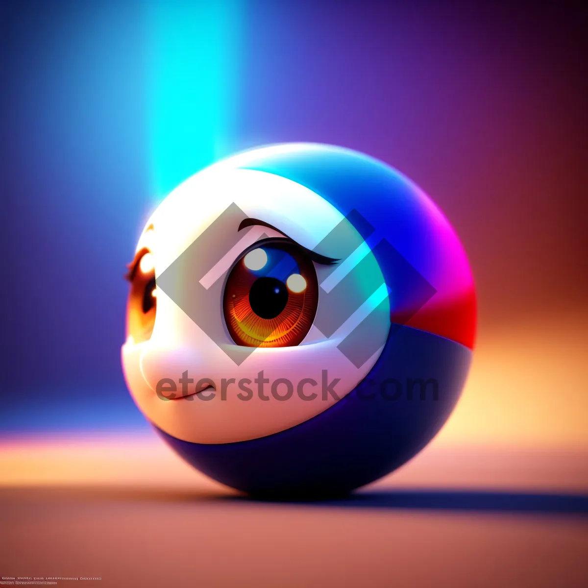 Picture of Shiny Sphere Graphic Design Icon