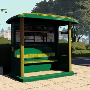 Street Payphone - Electronic Communication Equipment