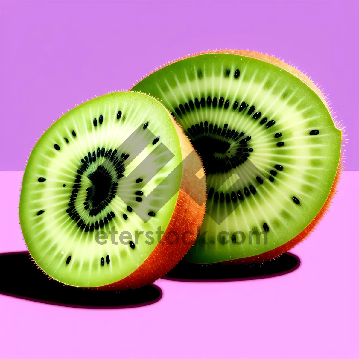 Picture of Refreshing Kiwi Slice: Juicy and Nutritious Tropical Delight