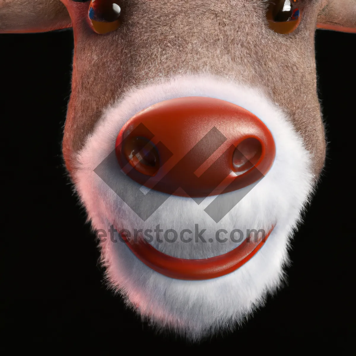 Picture of Close-up portrait of adorable comedian mascot