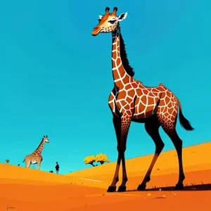 Graceful Giraffe in the Wild