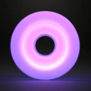 Shiny Round Glass Button Icon