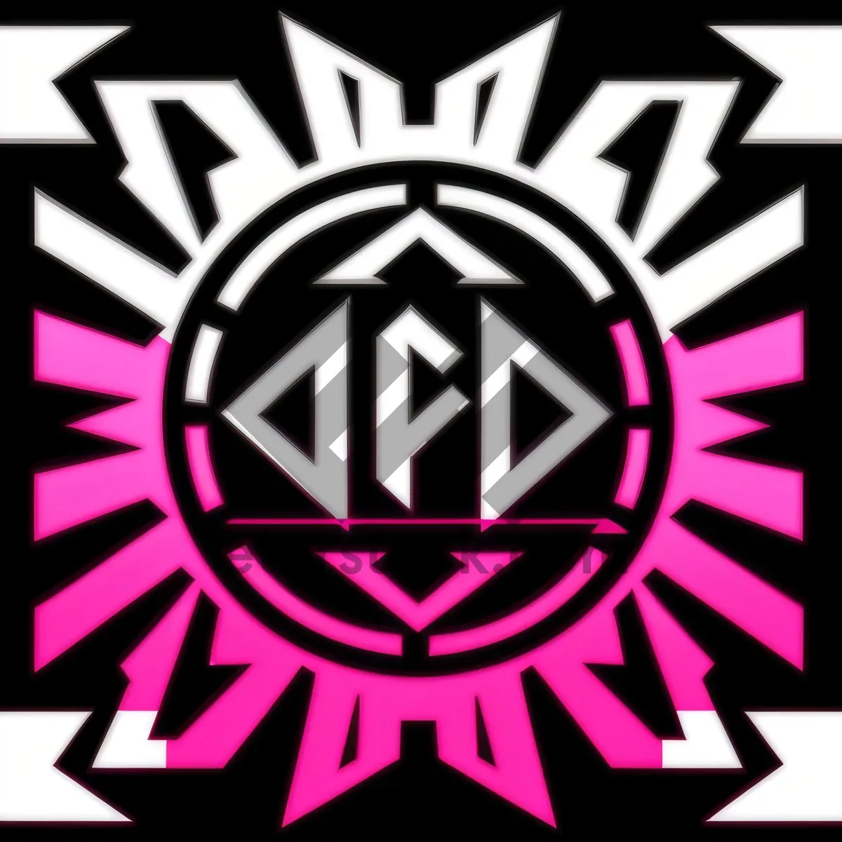 Picture of Lightning symbol in heraldry-inspired icon design