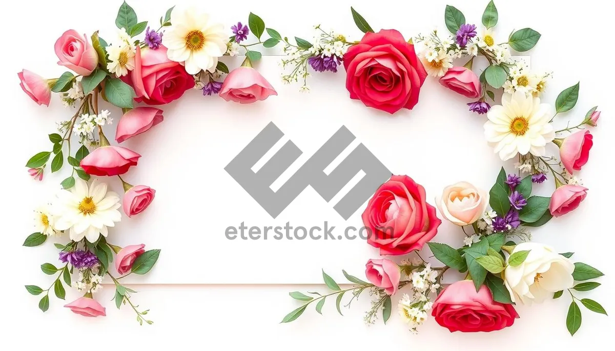 Picture of Romantic Pink Rose Bouquet for Wedding Celebration Card