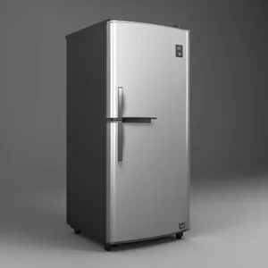 Refrigeration System: 3D Render of Open Box