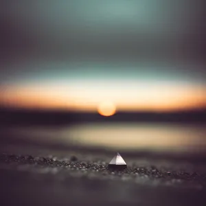 Tranquil Sunset over the Ocean