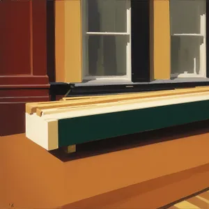 Modern 3D Table in a Home Interior