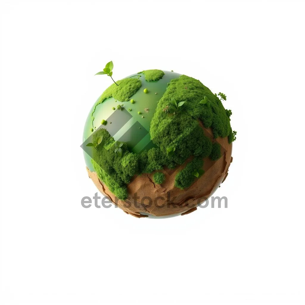 Picture of Global Earth Map Sphere Planet World