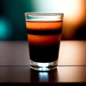 Golden Lager in Frosted Glass