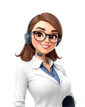 Cute Cartoon Goggles Clip Art