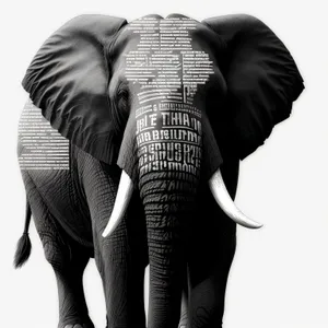 Wild Elephant Safari: Majestic Ivory Tusker