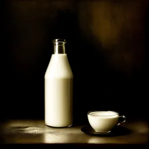 Refreshing Milk Bottle: A Healthy Beverage for Fluid Nourishment