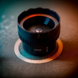 Black Camera Lens Cap for Precise Aperture Control