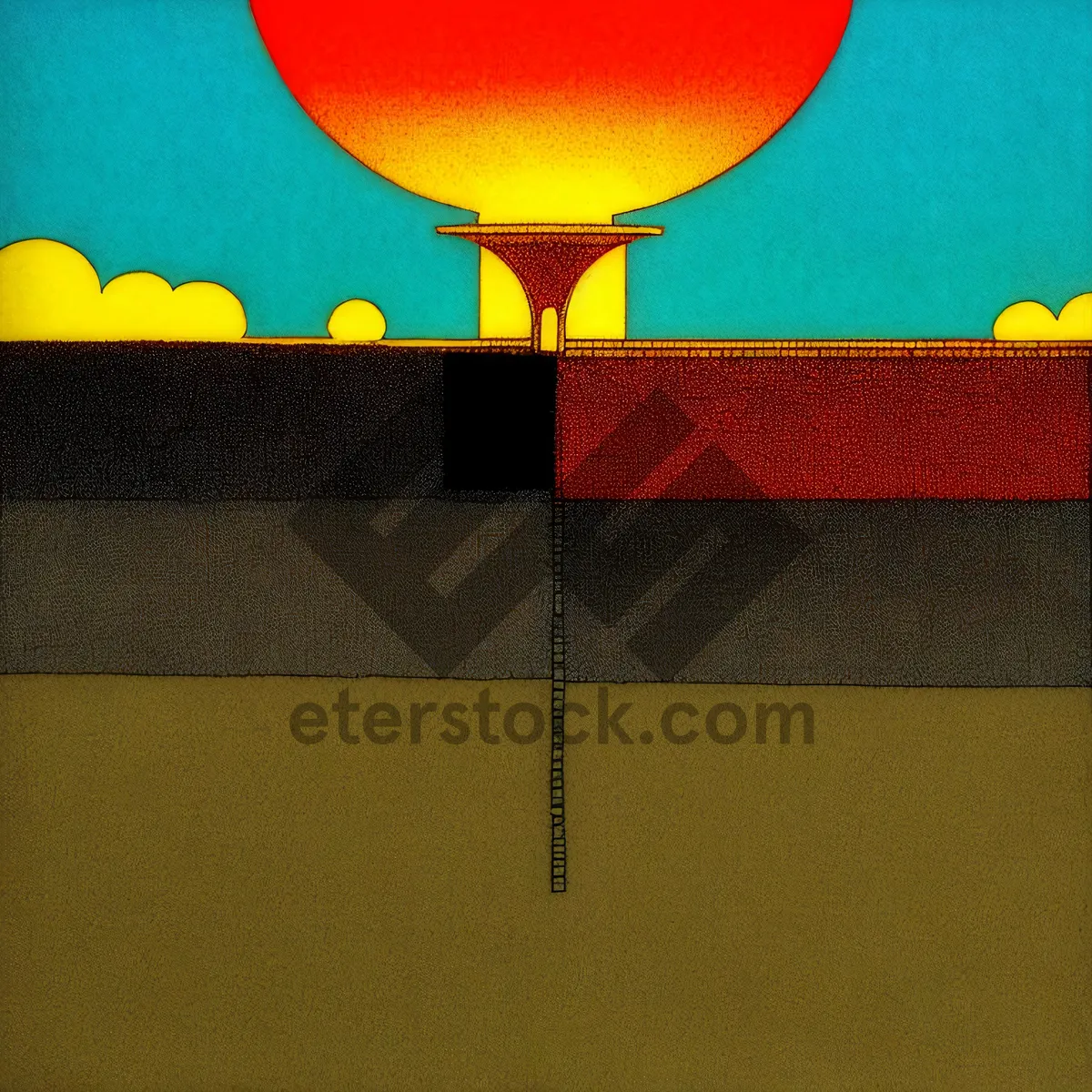 Picture of Joyful Celebration with Wineglass and Balloon