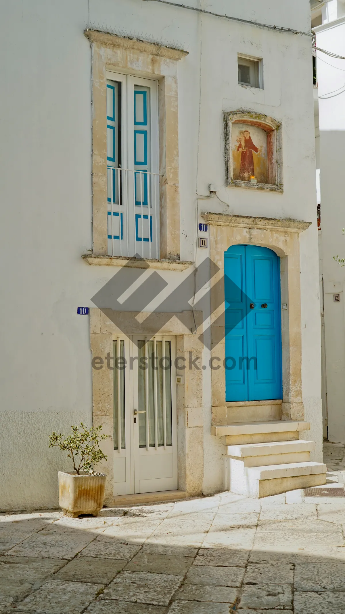 Picture of Ancient Stone Building Entrance in Old City