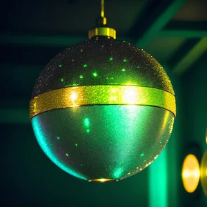 Holiday Sparkle: Festive Glass Ball Lampshade