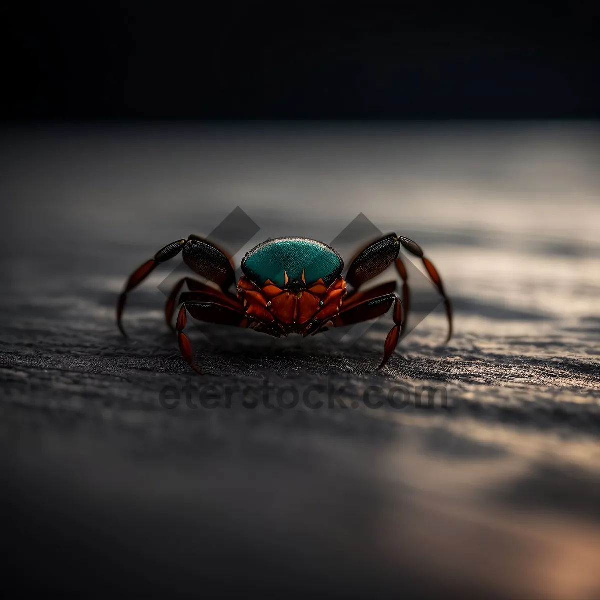 Picture of Colorful Insect Close-Up: Ladybug and Tick