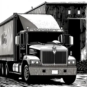 Trucking Cargo on Highway