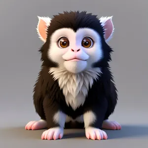 Adorable Fluffy Kitty with Whiskers