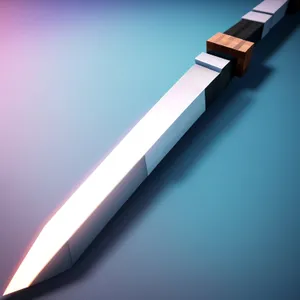 Cutting Edge: Graphic Knife Design in 3D Wallpaper