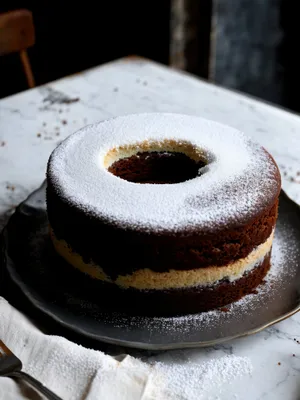 Delicious Chocolate Cake with Coffee