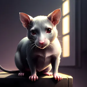 Adorable Gray Kitty with Curious Eyes