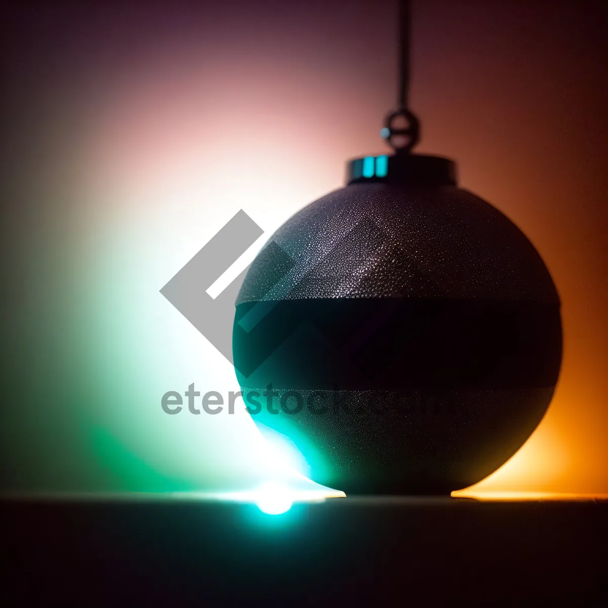 Picture of Festive Holiday Glass Ball Decoration