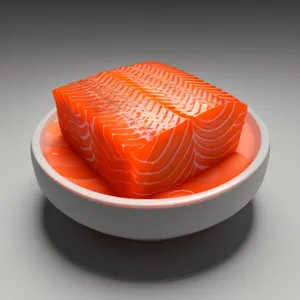 Fresh Orange Salmon Food Spread