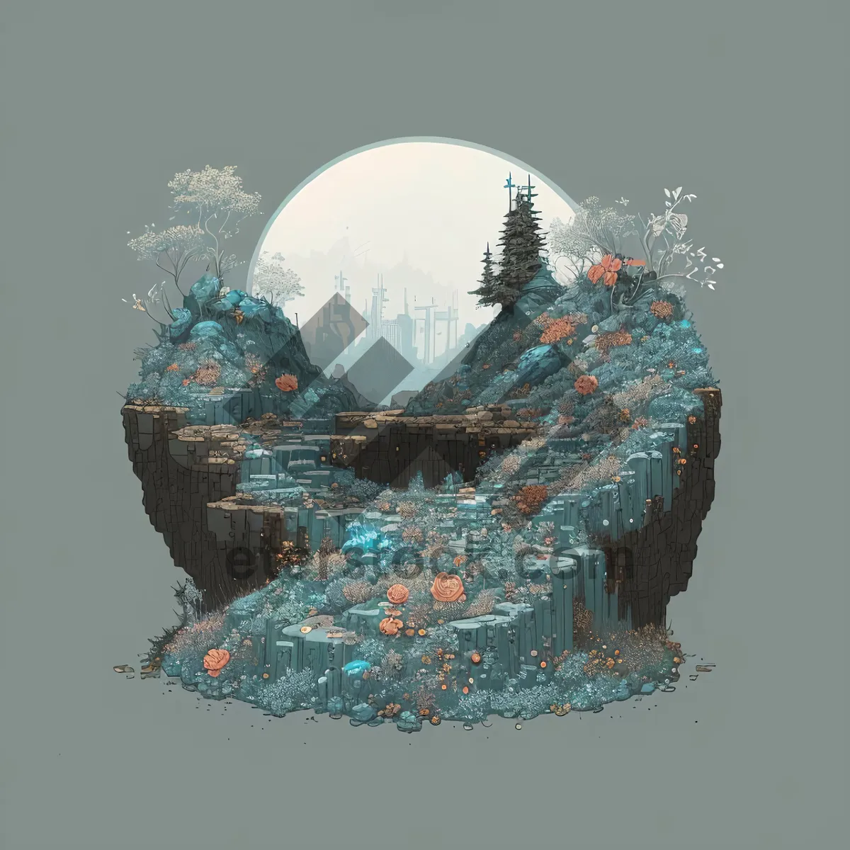 Picture of Frozen Earth: A Global Snowy Sphere