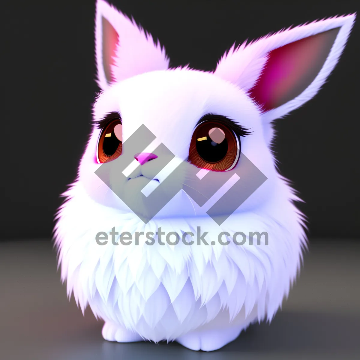 Picture of Fluffy Bunny Easter Cutie