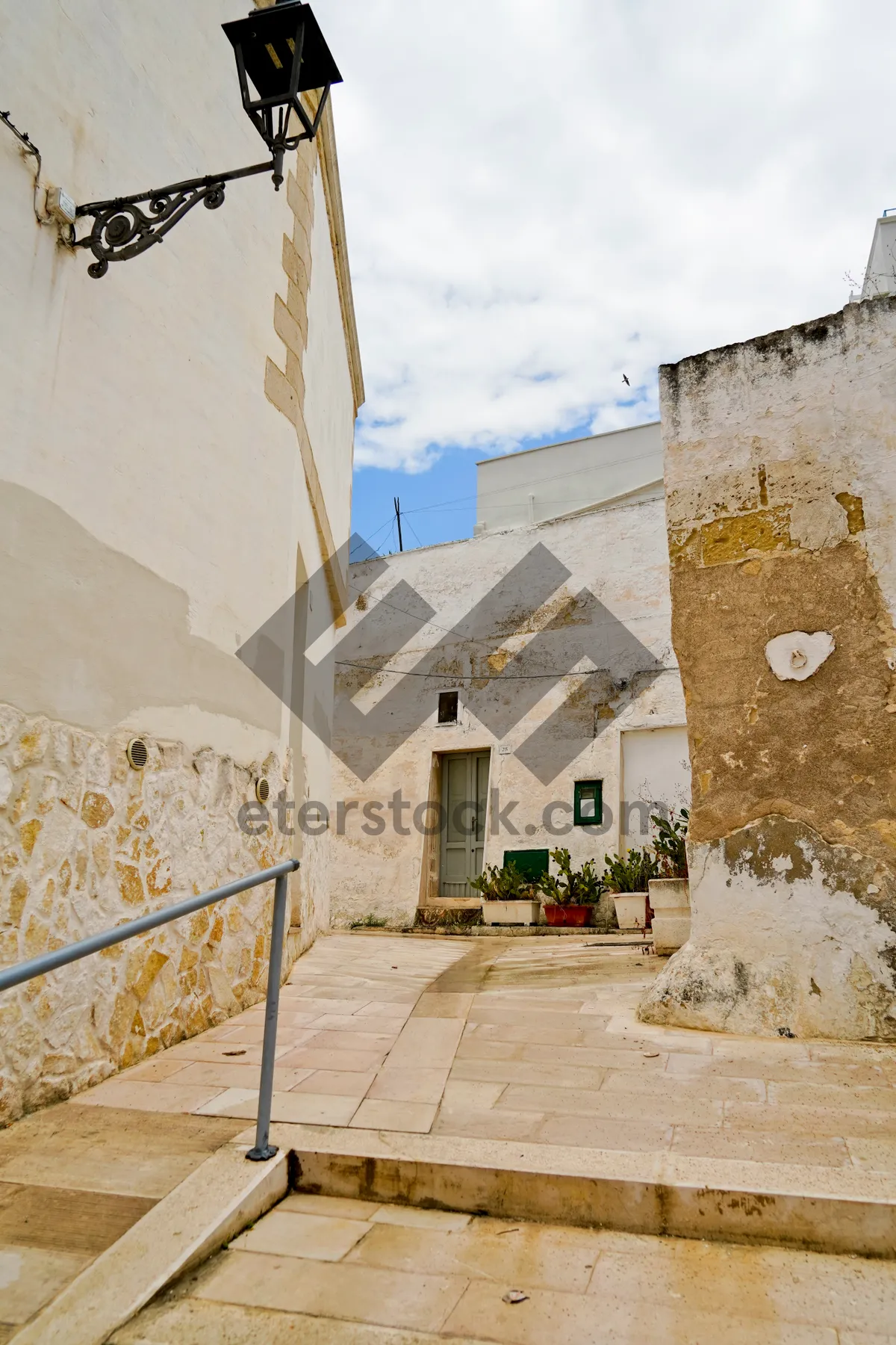 Picture of Old church in historic city with ancient architecture