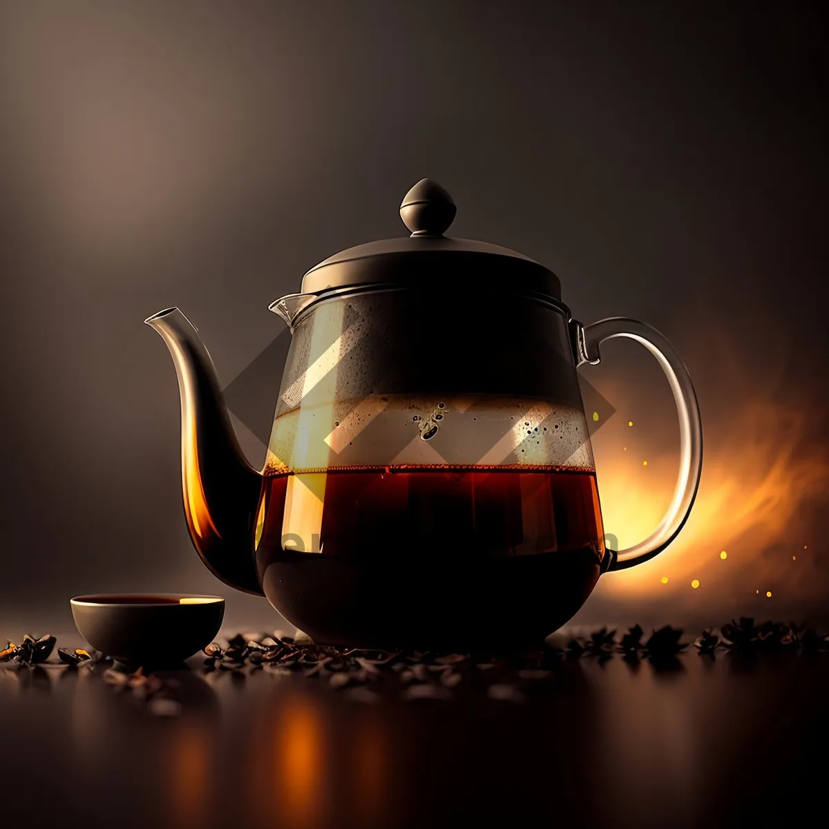 Picture of Traditional Teapot: A Vintage Vessel for Brewing Herbal Tea