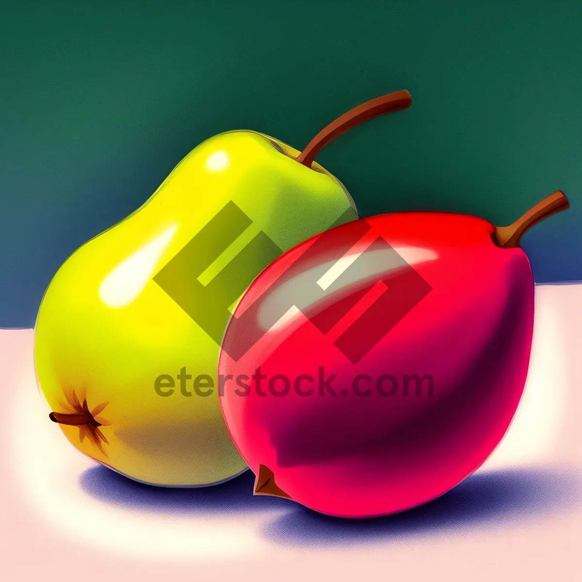 Picture of Sweet Pepper 3D Icon - Fresh Food Illustration