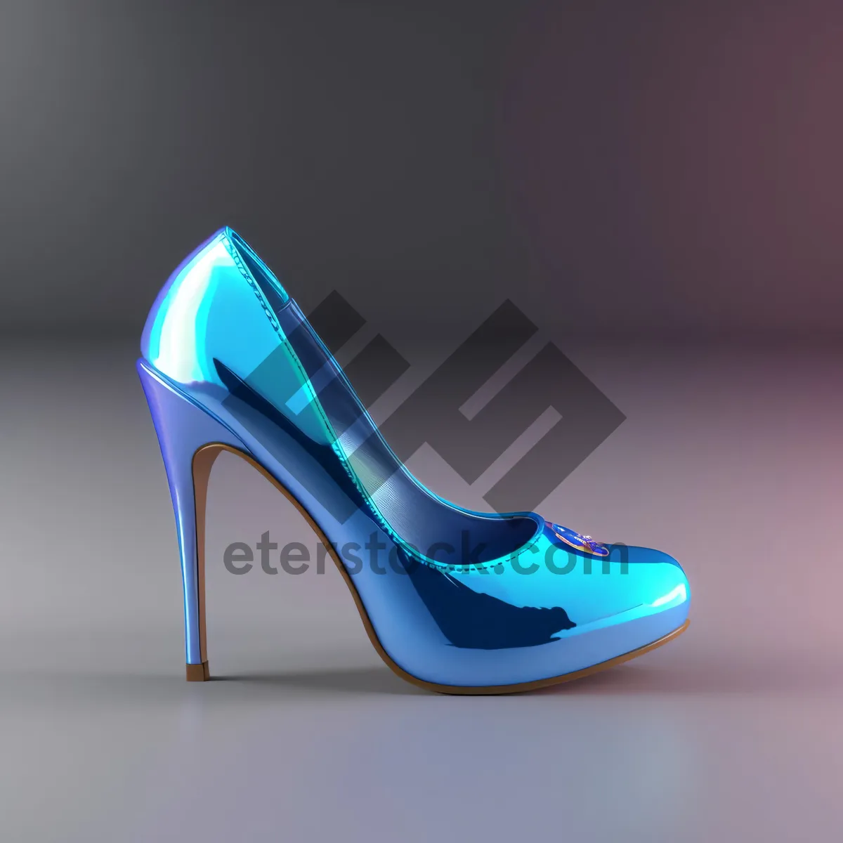 Picture of Artful Elegance in Fashionable Shoes for Shopping