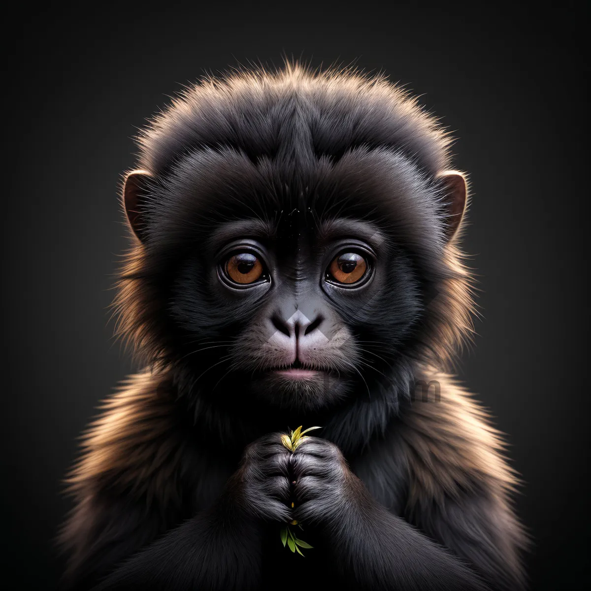 Picture of Baby Orangutan Portrait in the Wild