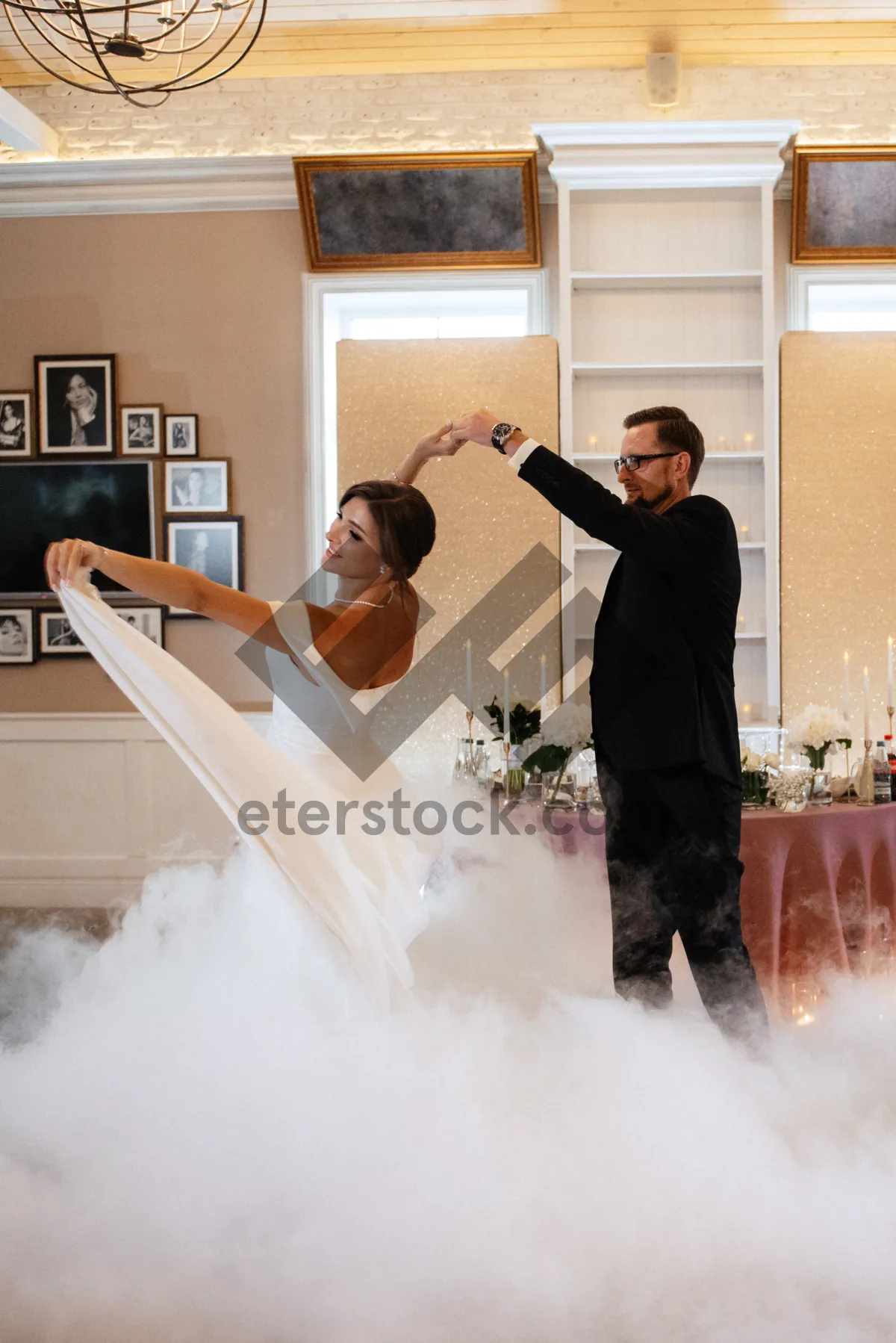 Picture of Smiling male teacher at home office